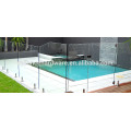 Guangzhou Glass Hardware Frameless Floor Mount acero inoxidable montaje piscina barandilla piscina valla espita